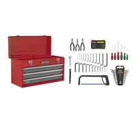 Sealey AP9243BBCOMBO Portable Tool Chest 3 Drawer - BB Runners + 9...