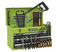 Sealey American Pro 3 Drawer Tool Chest + 93 Piece Tool Kit Green