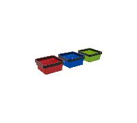 Sealey APCSTS Magnetic Collapsible Parts Tray Set 3 Pieces