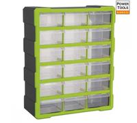 Sealey Drawer Cabinet Box APDC18HV18 18-Drawer Hi-Vis Green/Black