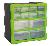 Sealey Cabinet Box APDC39HV - 39-Drawer - Hi-Vis Green/Black