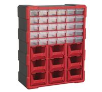 Sealey APDC39R Cabinet Box 39 Drawer - Red/Black