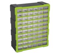 Sealey Apdc60Hv Cabinet Box 60 Drawer - Hi-Vis Green/Black