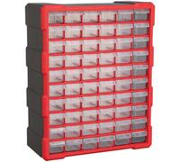 Sealey Apdc60R Cabinet Box 60 Drawer - Red/Black