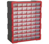 Sealey Cabinet Box APDC60R – 60 Drawer – Red/Black