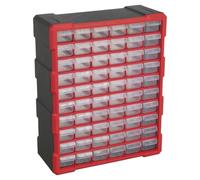 Sealey Cabinet Box APDC60R – 60 Drawer – Red/Black