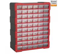 Sealey Cabinet Box APDC60R – 60 Drawer – Red/Black