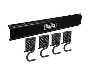Sealey APH Wall Mount Storage Rail and S Prong Hooks Kit