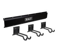 Sealey APHKIT11 Wall Mounting Sports Equipment Hook Storage Rail