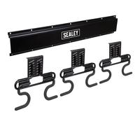 Sealey APHKIT4 Wall Mounting 6 Hook Storage Rail