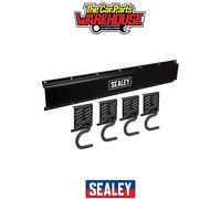 Sealey Wall Mounting 4 Hook Storage Rail