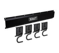 Sealey APHKIT5 Wall Mounting Storage Rail with 4 Hooks