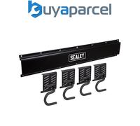 Sealey APHKIT5 Wall Mounting Storage Rail with 4 Hooks