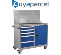 Sealey API1103A Premier Industrial™ Mobile Workstation with 5 Drawers & 1