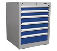 Cabinet Industrial 6 Drawer