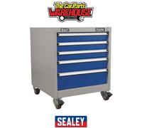 Sealey API5657B Mobile Industrial Cabinet 5 Drawer