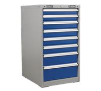 Industrial Cabinet 8 Drawer