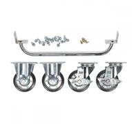 Sealey 5 Piece Industrial Handle and Wheel Kit for 565mm Cabinets