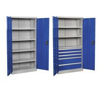 Sealey Industrial Cabinet 4 Shelf 1800mm Apiccombof4