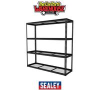 Sealey Modular Racking Unit 4 Mesh Shelves 300kg Capacity Per Level - APMR1