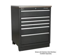 Modular Floor Cabinet 6 Drawer 775mm Heavy-Duty