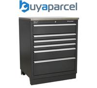 Sealey APMS03 Premier™ Heavy-Duty Modular Floor Cabinet 6 Drawer 775mm