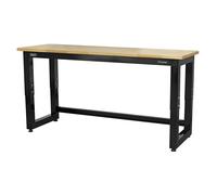 Sealey APMS22 Premier™ Heavy-Duty Steel Adjustable Workbench with Wooden
