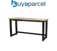 Sealey Steel Adjustable Workbench With Wooden Worktop 1830mm - Heavy-Duty Apms22