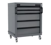 Sealey Apms34Be Superline Pro Black Edition Modular Mobile Cabinet 5 Drawer 650mm