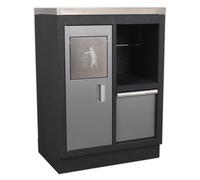 Sealey APMS57 Modular Cabinet Multi-Function Cupboard Bin litter Storage