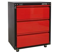 Sealey APMS82 Modular 3 Drawer Cabinet with Worktop 665mm