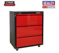 Sealey APMS82 Modular 3 Drawer Cabinet with Worktop 665mm
