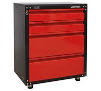 Sealey APMS84 Modular 4 Drawer Cabinet with Worktop 665mm