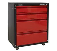 Sealey APMS84 Modular 4 Drawer Cabinet with Worktop 665mm