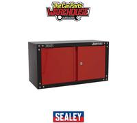 Sealey Wall Cabinet American Pro APMS85 665mm Modular 2-Door Black/Red