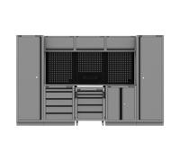 Sealey APMSBESTACK01SS Superline PRO® Black Edition Storage System with Stainles