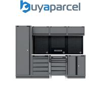 Sealey APMSBESTACK02SS Superline PRO® Black Edition Storage System with Stainles