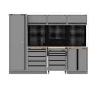 Sealey APMSBESTACK02W Superline PRO® Black Edition Storage System with Rubber