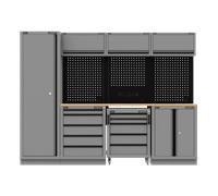 Sealey APMSBESTACK02W Superline PRO® Black Edition Storage System with Rubber Wo
