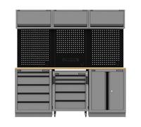 Sealey APMSBESTACK03W Superline PRO® Black Edition Storage System with Rubber