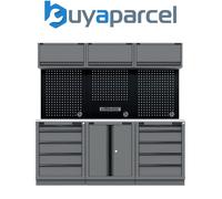 Sealey APMSBESTACK04SS Superline PRO® Black Edition Storage System with Stainles