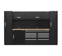 Sealey APMSCOMBO7W Premier™ Storage System with Hardwood Worktop 3.55m