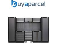 Sealey APMSSTACK03SS Superline Pro® 3.2M Storage System - Stainless Worktop