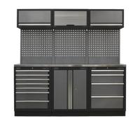 Sealey Superline PRO® 2m Storage System - Stainless Worktop APMSSTACK07SS
