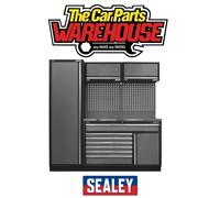 Sealey Superline PRO® 1.96m Storage System - Stainless Steel Worktop APMSSTA