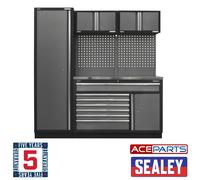 Sealey Storage System Superline Pro MSS Stainless Steel Worktop 1.96m