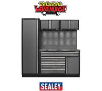 Sealey Storage System Superline Pro MSS Stainless Steel Worktop 1.96m