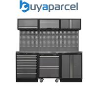 Sealey Superline PRO® 2.04m Storage System - Stainless Steel Worktop APMSSTA