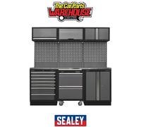 Sealey APMSSTACK12SS Superline PRO® Storage System with Stainless Steel Work