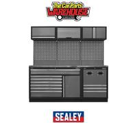 Sealey APMSSTACK14SS Modular Storage System Combo - Stainless Steel Worktop